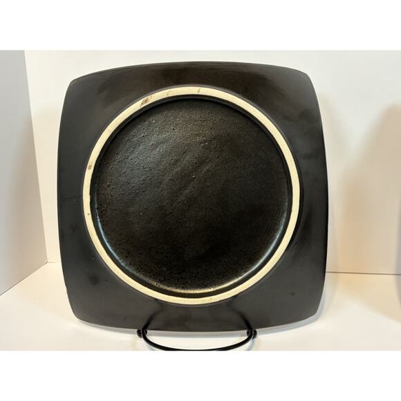 Gibson Gabbay Fusion Wasabi Square Salad Plates Set of 4 Green Stoneware - Picture 8 of 11